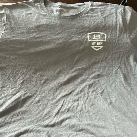 Under Armour Men's Freedom Graphic Short Sleeve T-Shirt. Gray. Size XL‎ - Picture 2 of 9